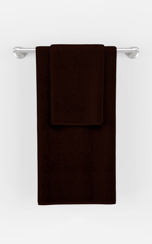 Полотенце коричневое