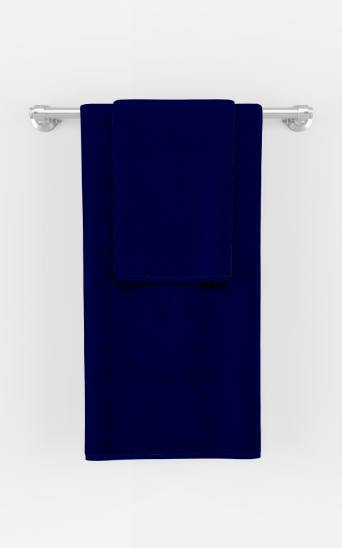 Полотенце темно-синее